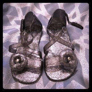 Toddler Old Navy Glitter Jelly Sandals - 7
